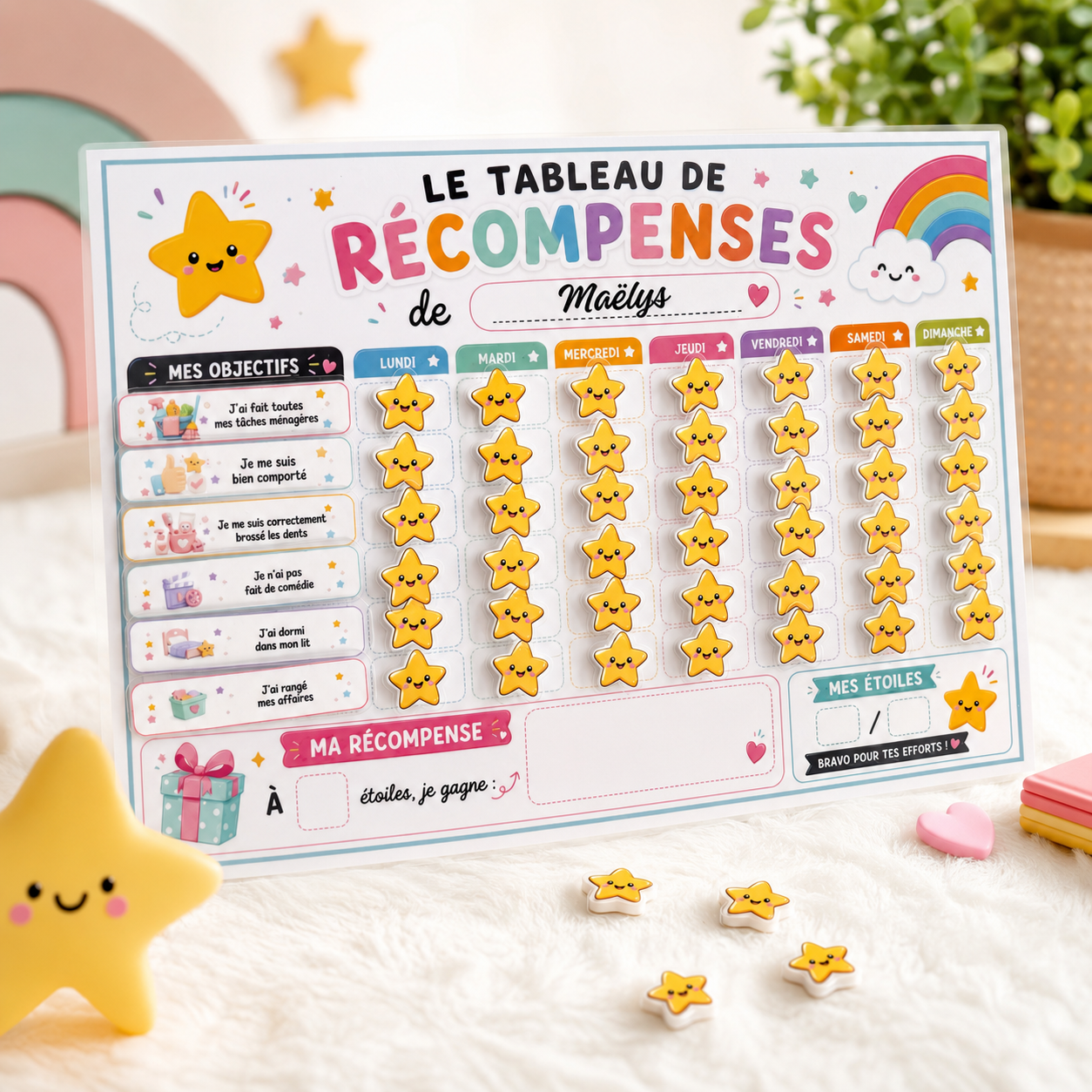 Tableau de récompenses