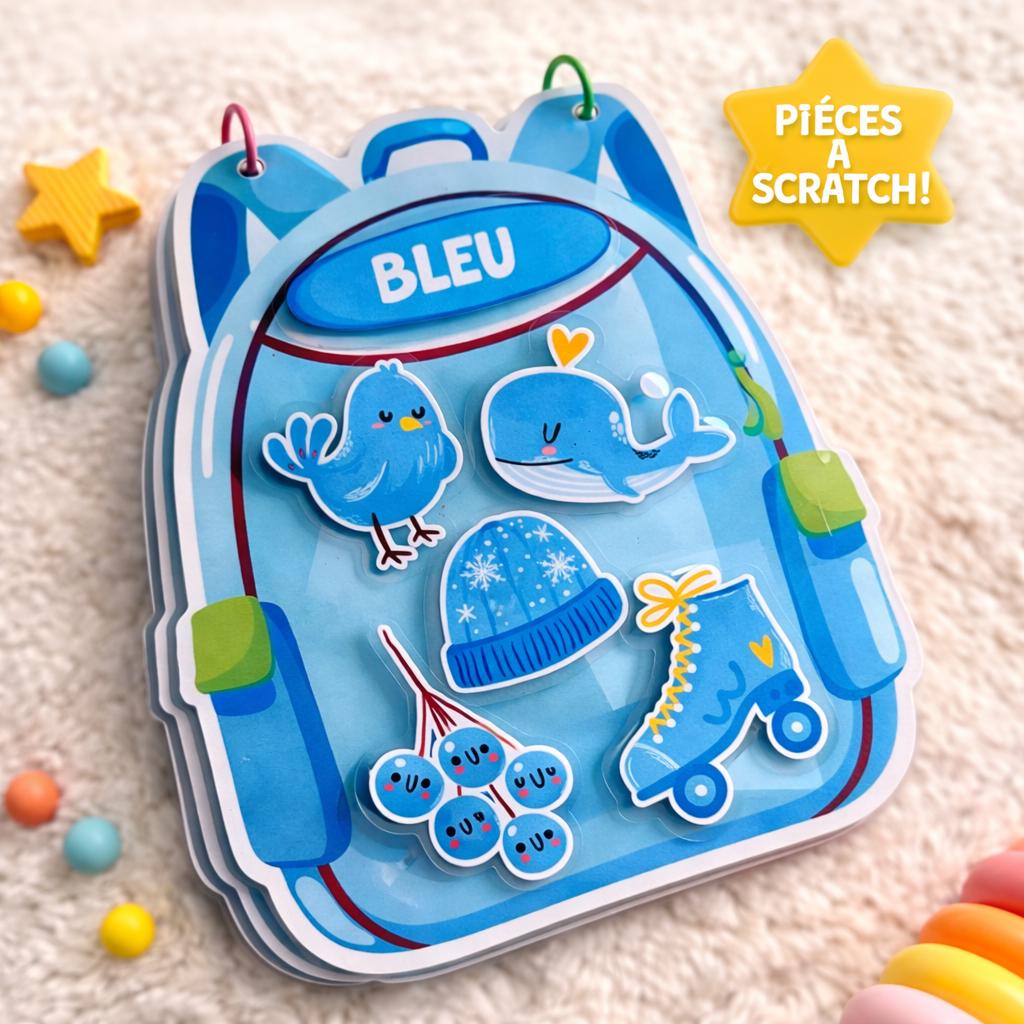 Personalized Montessori Booklet – Scratch Color Learning