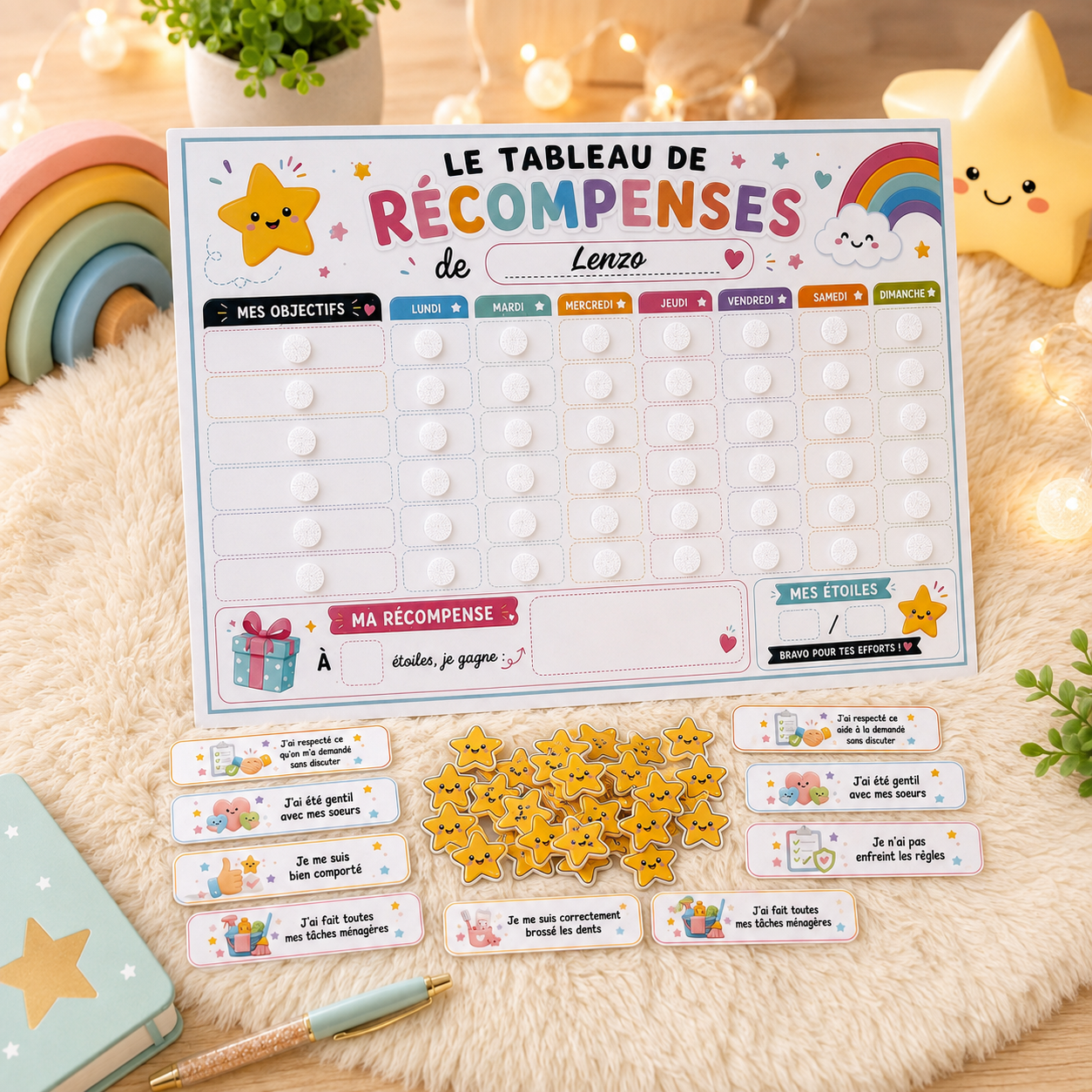 Tableau de récompenses