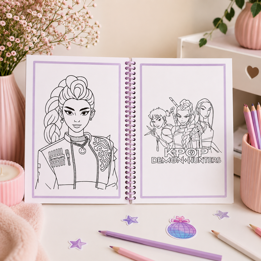 Livre Coloriage Kpop Personnalisé