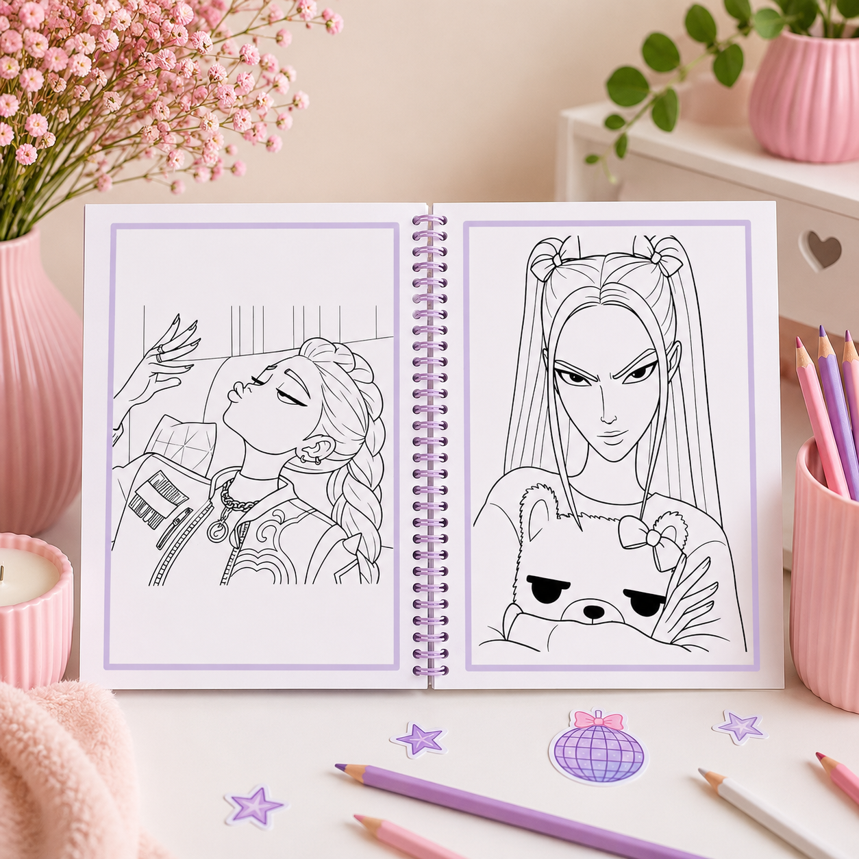 Livre Coloriage Kpop Personnalisé