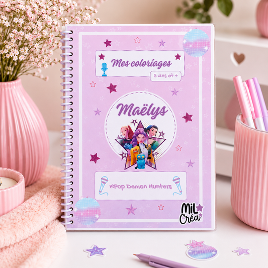 Livre Coloriage Kpop Personnalisé