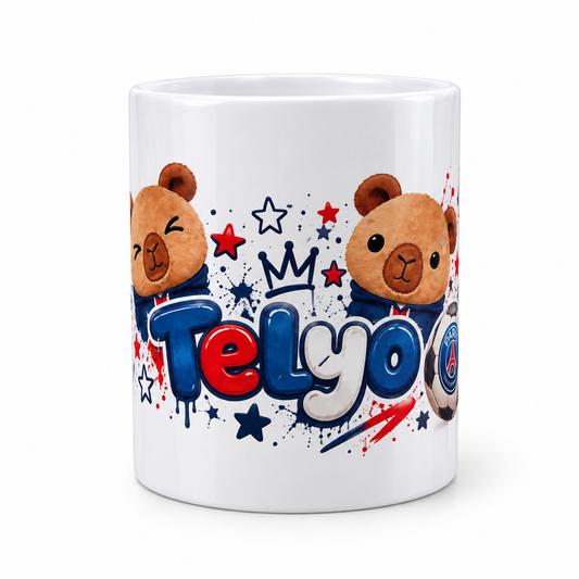 Mug Paribara personnalisé avec prénom
