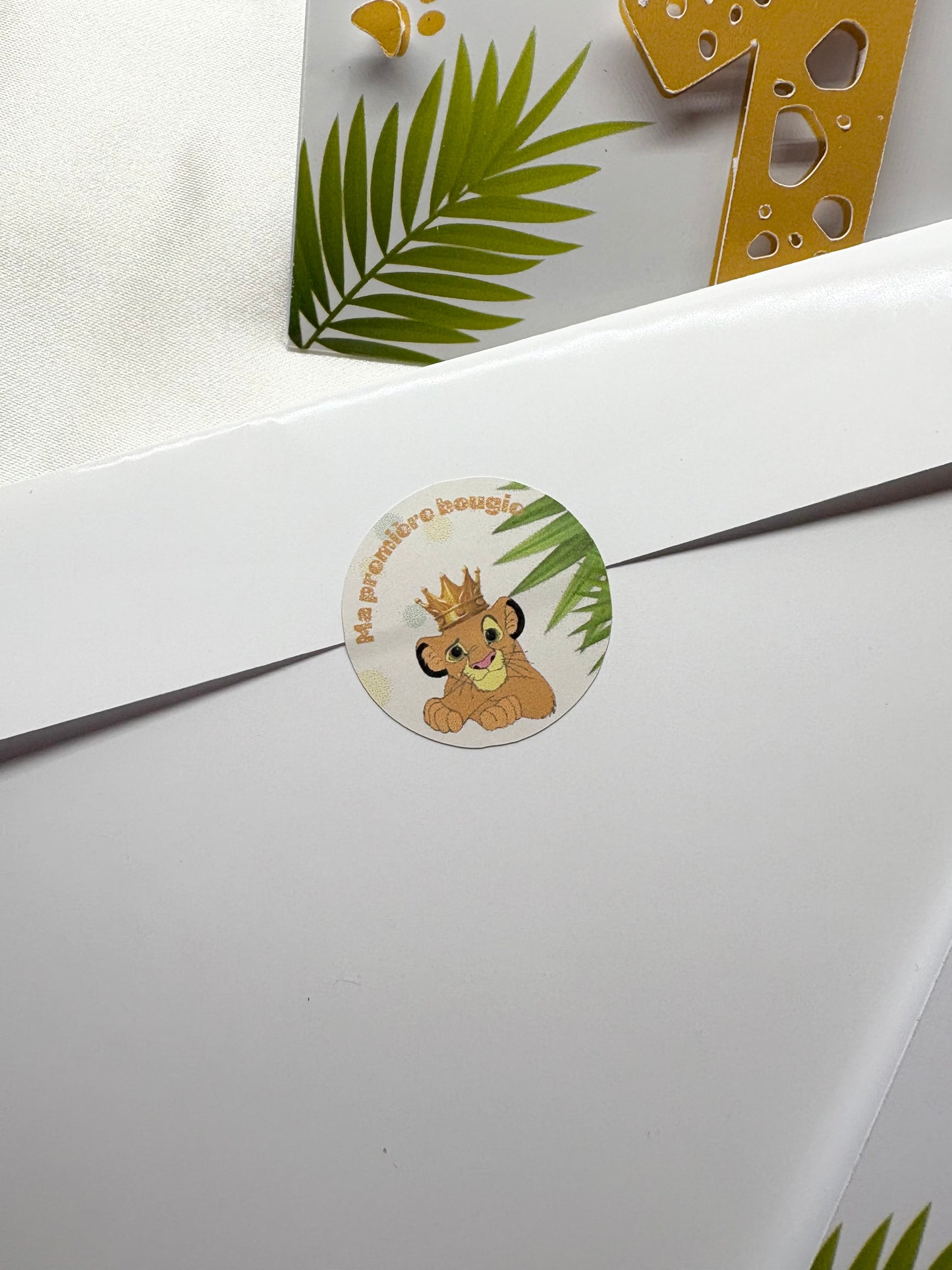 Invitation Thème Simba – Personnalisé