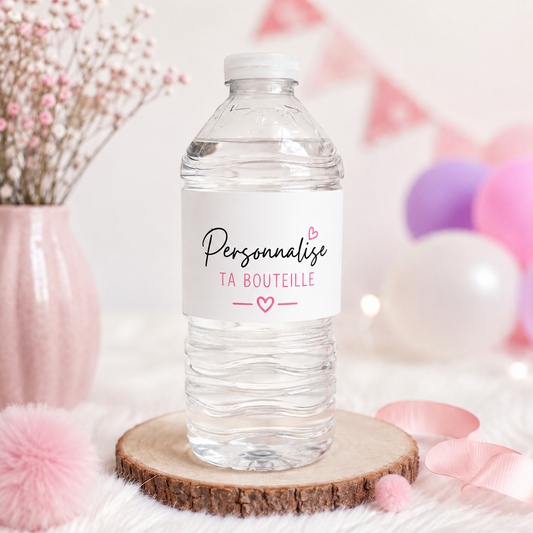 Étiquettes Petites Bouteilles Personnalisées – Thème au Choix