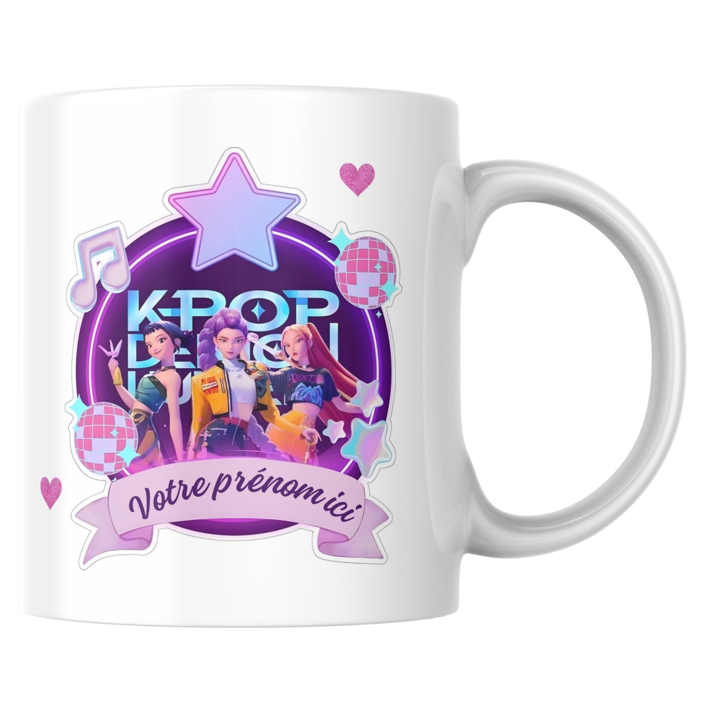 Mug K-POP personnalisé avec prénom