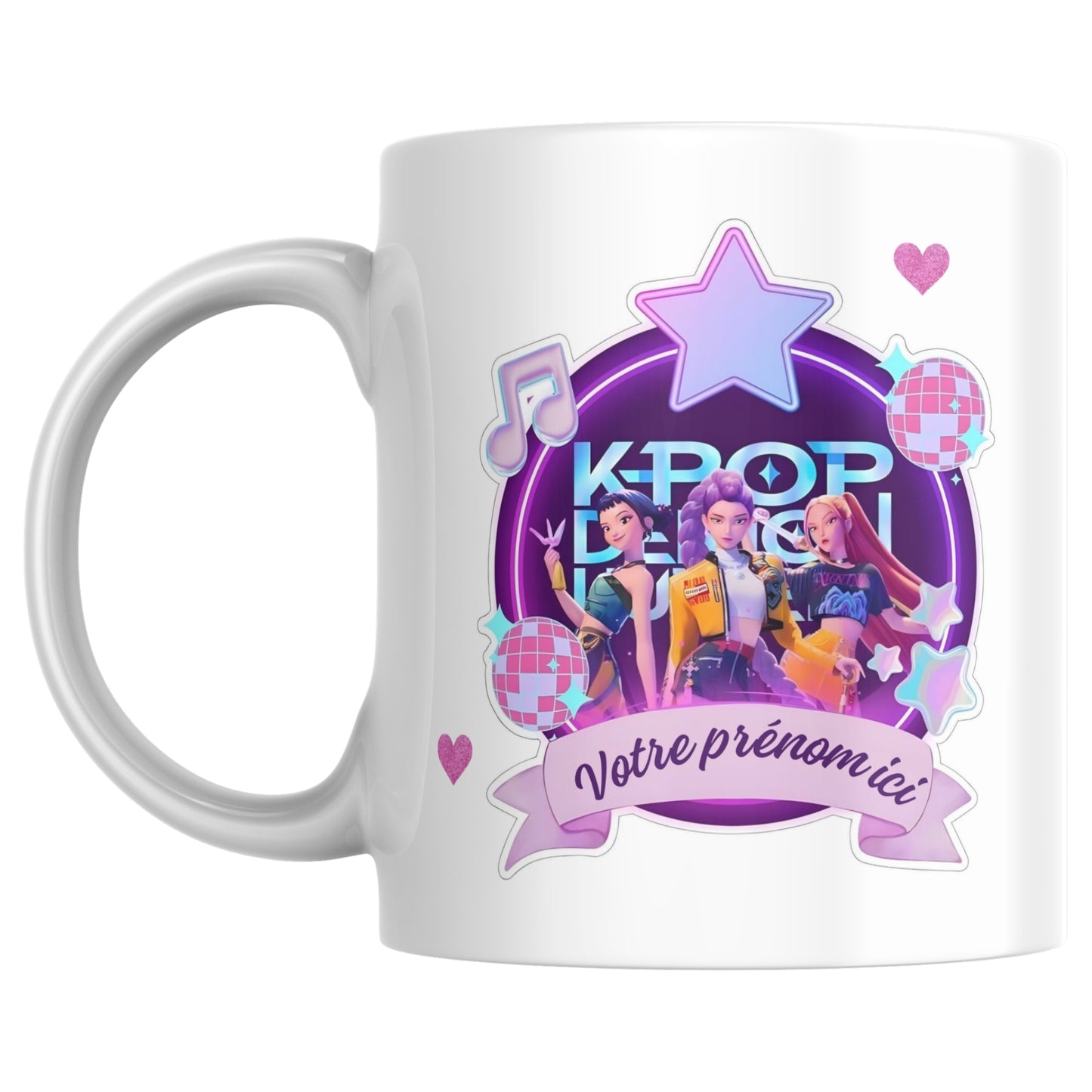 Mug K-POP personnalisé avec prénom