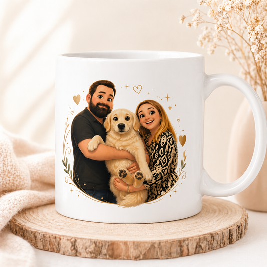 Mug Toon'MIL – Portrait cartoon personnalisé