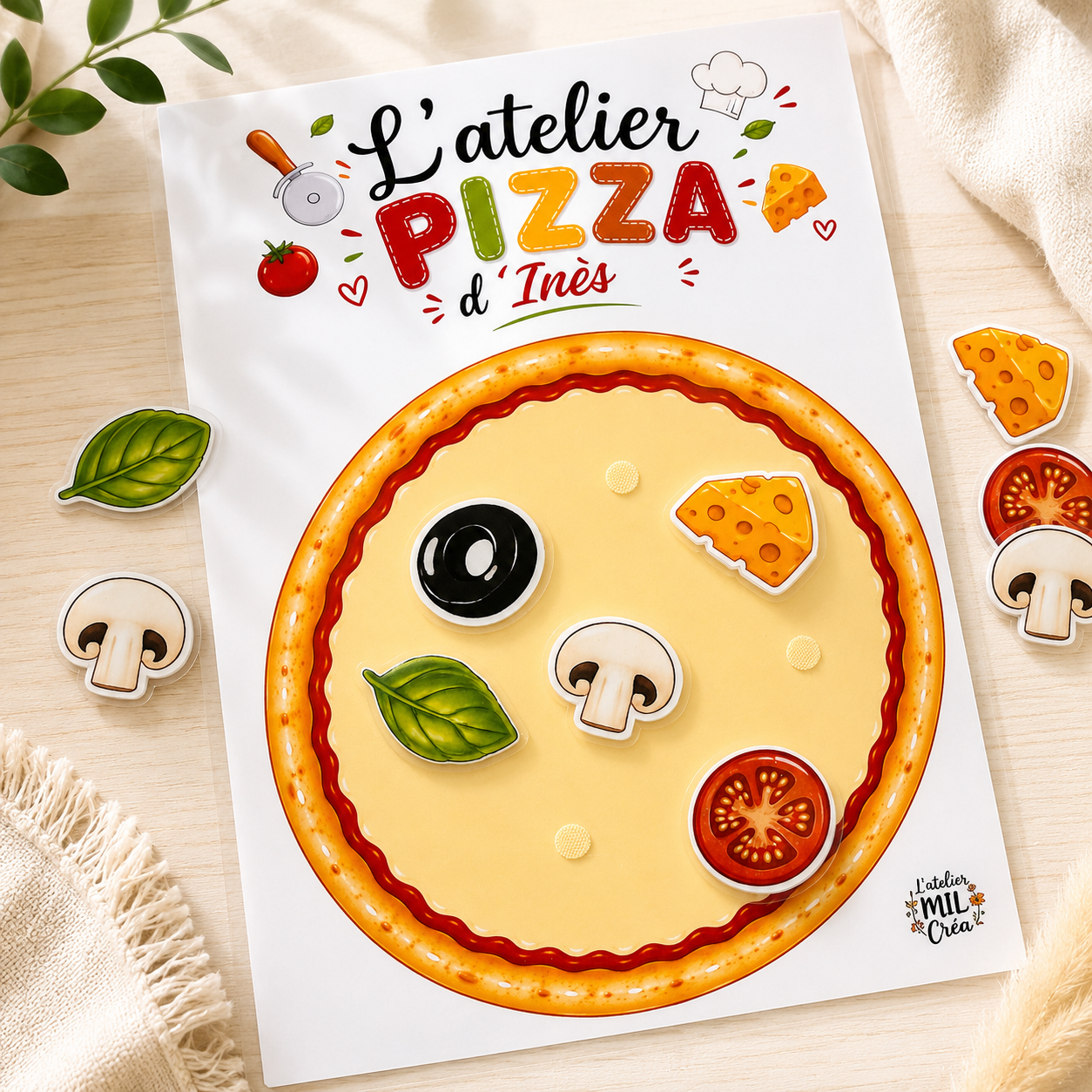L'atelier Pizza – Fiche d'activité personnalisée