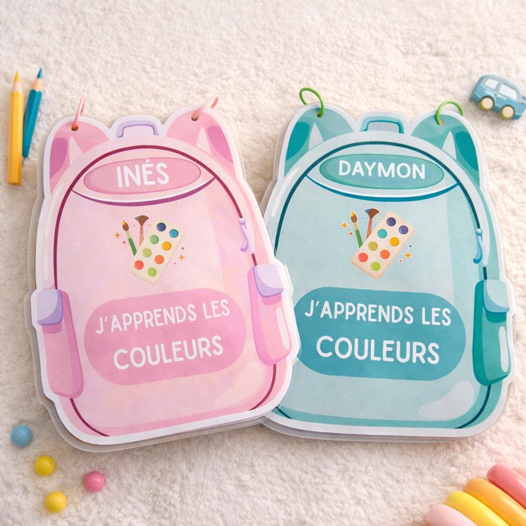 Personalized Montessori Booklet – Scratch Color Learning